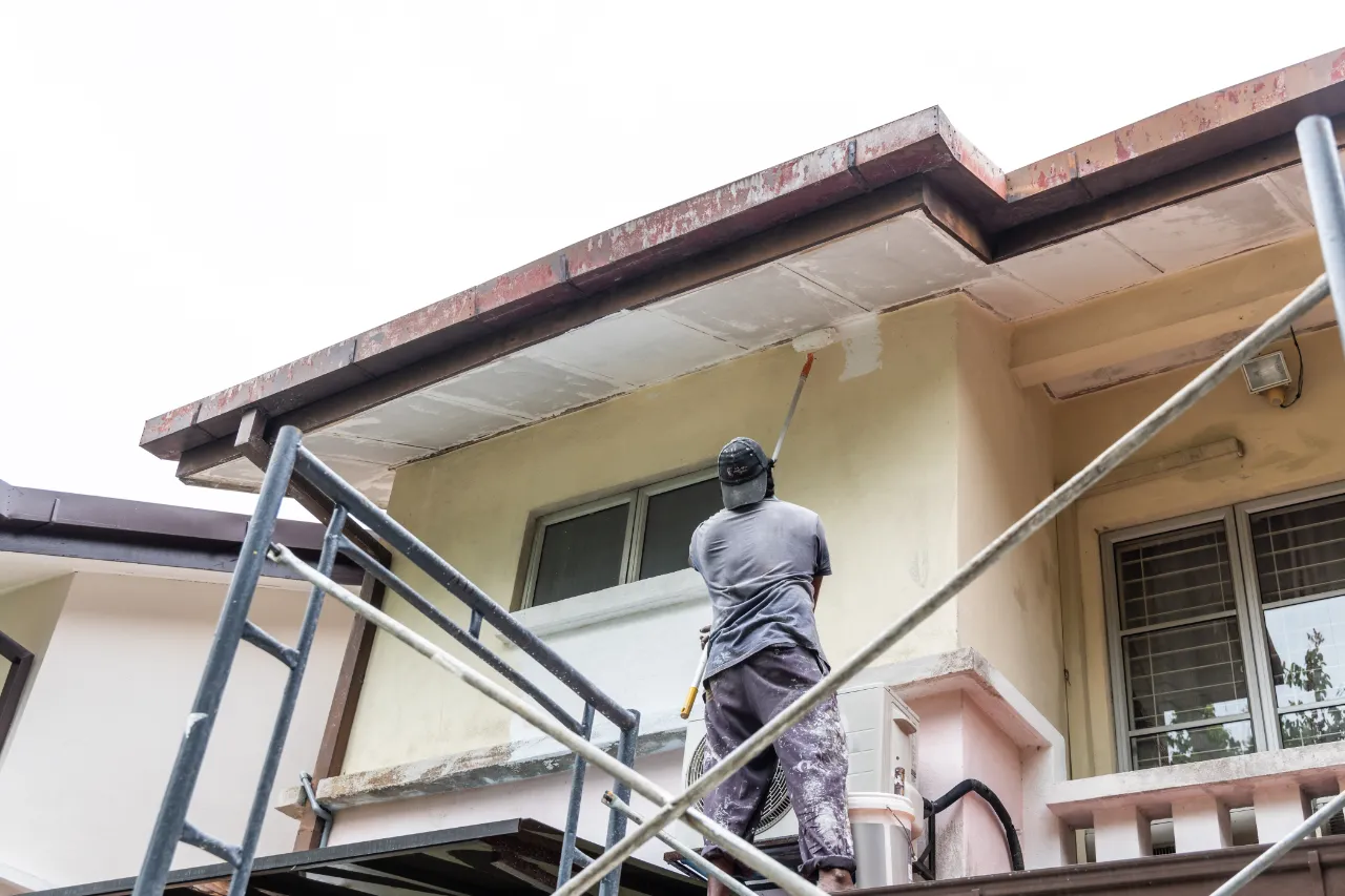 Exterior painting project in Connecticut