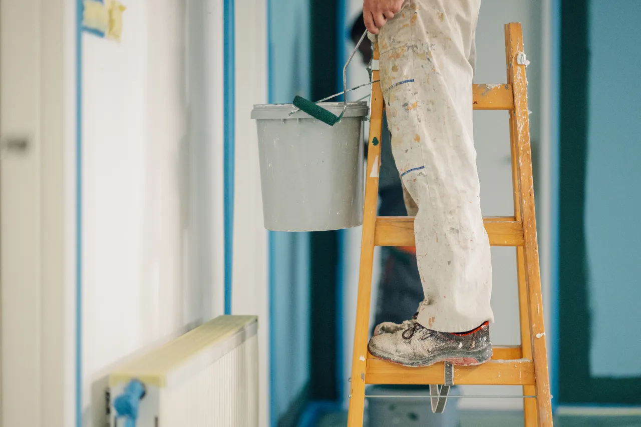 Interior painting project in Connecticut